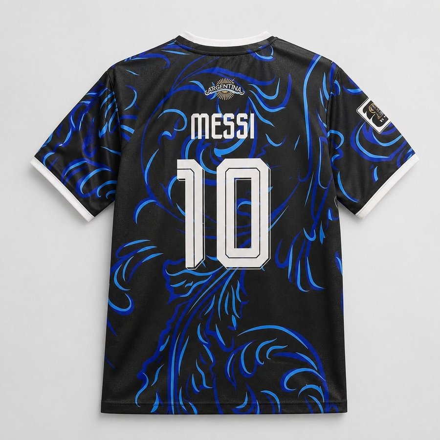 Argentina Away Jersey (Embroidery) – Back